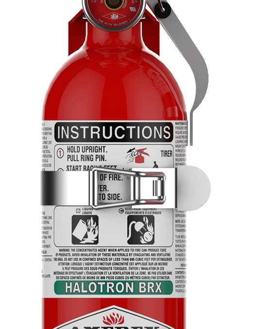 Amerex BrX Fire Extinguisher for Aviation
